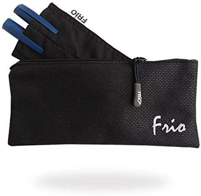 FRIO VIVA DOPPIO NERO | Borsa per insulina per 2 penne | 10 x 18 cm | con chiusura lampo