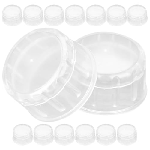 JECOMPRIS Tapas para Coctelera de Té de Burbujas 15 Piezas, Tapas de Repuesto para Vasos de Plástico para Batidos de Limón, Cubiertas Antisalpicaduras para Preparar Bebidas en Cocina y