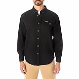 Smith's Workwear Long Sleeve Extra Heavyweight Chamois Flannel Shirt Black