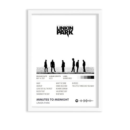 Image of Linkin Park Music Poster 13x19 Inch Unframed | 300 GSM Matte Board Paper with Peel & Stick Tape Included | Rock Band Wall Art | Posters for Wall | Home Decor | Wall Decor Items | Room Decoration Items