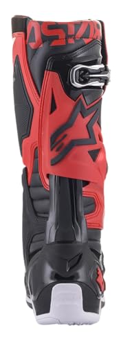 Image of Alpinestars Tech 10 Boots, High-Performance Motocross Boots, CE-Certified, 12, Red /Black