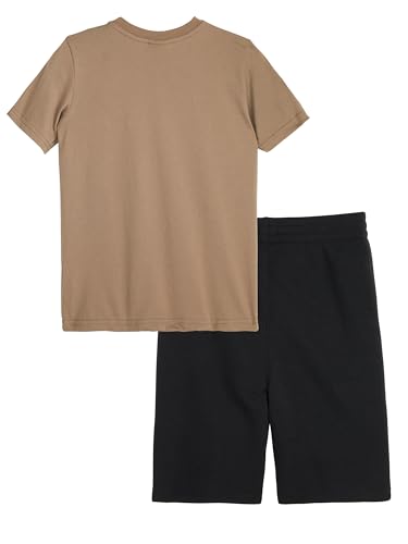 Image of PUMA Kids Graphic T-Shirt & Fleece Short Set (Toddler)