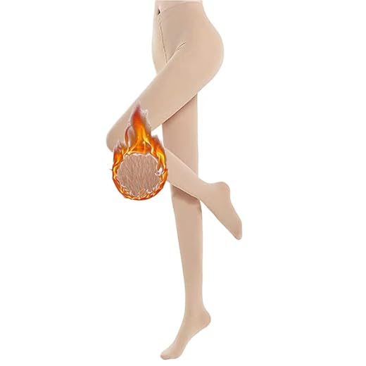 CheChury Medias Térmicas Mujer Fleece Panti Medias Con Forro Polar Invierno Medias De Algodón Forradas Mallas Gruesas Lana Térmica Elástica con Doble Forro Invierno Terciopelo Elástico Cintura Alta