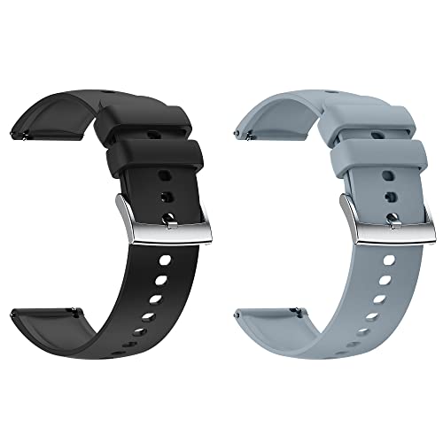 Popglory 22mm Strap Replacement for Smart Watch, Skin-friendly Quick Release Smart Watch Band Replacement