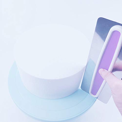 Honorall 3pcs Bolo raspador mais suave creme de decoração pente e glacê mais suave, borda de decoraç