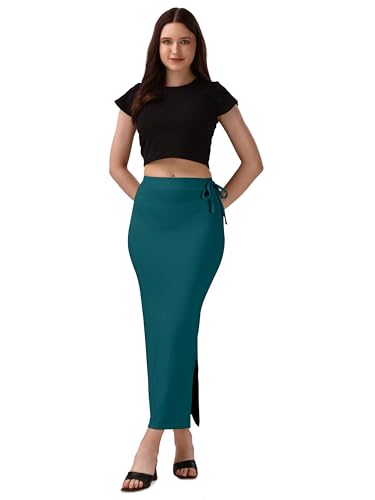 Image of Mehrang Microfiber Saree Shapewear Petticoat for Women, Cotton Blended Shape Wear Dress for Saree
