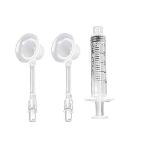 Heallily Nipple Aspirator 2 Pcs Nipple Feeding Corrector Treatment for Flat Inverted Retraction Breastfeeding Aid for Women Heallily Nipple Aspirator 2 Pcs Nipple Feeding Corrector Treatment for Flat Inverted Retraction Breastfeeding Aid for Women