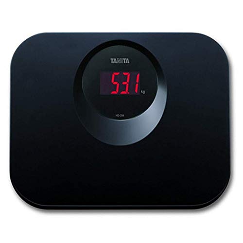 Digitale Personenwaage, hohe Präzision, 150 kg Kapazität, leicht ablesbares LCD-Display mit Hintergrundbeleuchtung – Step-On Mini-Reisewaage