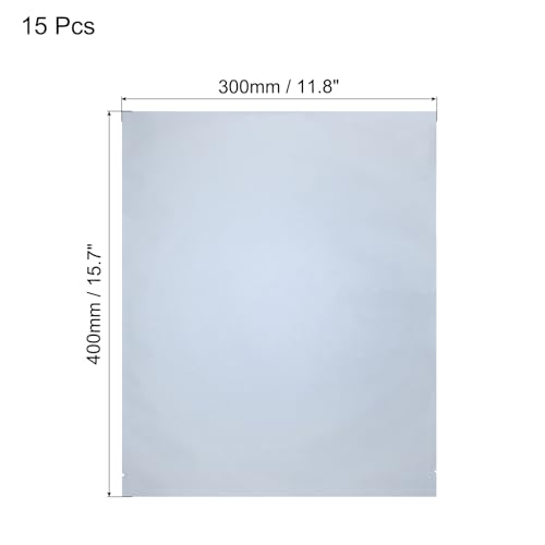 Image of MECCANIXITY 15Pcs Anti Static Bags ESD Shielding Bag Flat Open Top Anti Static Bag for Electronic Devices 11.8x15.7 Inch(300 * 400mm)