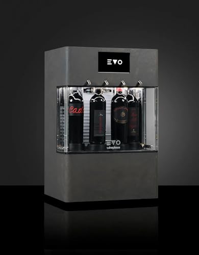 EVO Lusso Wine Dispenser: Four Bottles, Infinite Enjoyment - Discover the Luxury of Wine Pleasure!