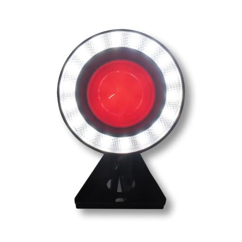 Luz de freno trasera universal para moto de estilo vintage con soporte de matricula