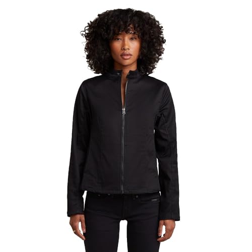 G Star Lynn biker jacket wmn, Women's Jacket, Color Black, Size XL