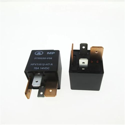 Relais 12V voiture HFV7-012-HT-R 70A composant électronique auto 4 pins