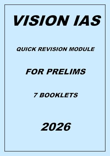 Vision IAS Quick Revision Module for Prelims 2026