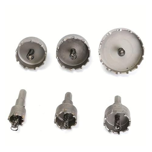 Juego de 6 sierras de corona en carburo de tungsteno miniatura 3