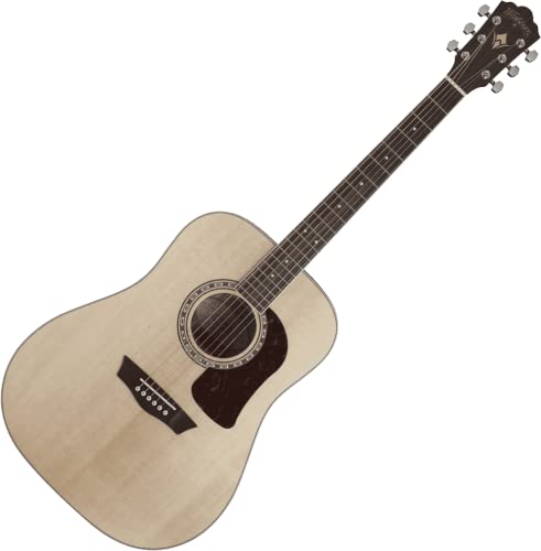 Washburn HD10S Guitare acoustique 6 cordes Naturel brillant - Les Beatles, Paul McCartney, John Lennon, RIngo Starr, George Harrison Washburn HD10S Guitare acoustique 6 cordes Naturel brillant – Image 5