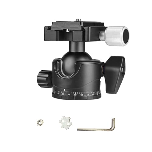 Trépied à rotule bas profil banapoy en alliage d'aluminium pour appareil photo DSLR