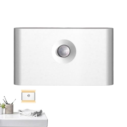 Luz de detección del cuerpo del corredor, luz del sensor del cuerpo humano | Corredor de montaje de pared Luz de detección del cuerpo humano | Lámpara de baño de cocina inteligente activado automático