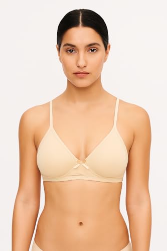 Image of Viola's Secret 6 Pack of Color Print T-Shirt Bras B Cup C Cup and D Cup