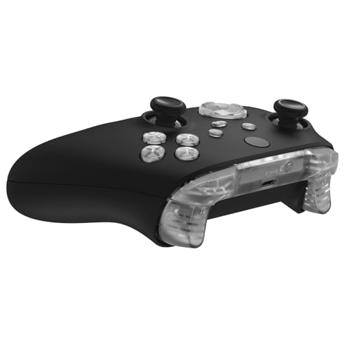 Image of eXtremeRate Replacement Buttons for Xbox Series X & S Controller, Glow in Dark - Green Custom Accessories Bumpers Trigers Dpad ABXY Start Back Sync Share Keys Parts for Xbox Core Wireless Controller