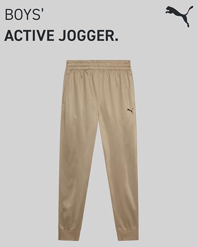 PUMA Boys Tricot Jogger Performance Active Sweatpants Pockets (Sizes 8-20) - image 2
