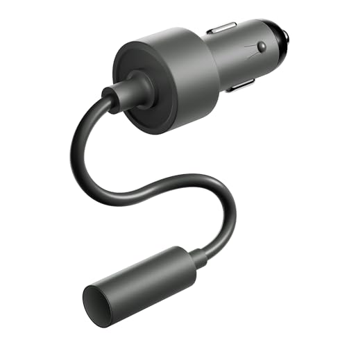 Starlink Mini Car Adapter with Step Up Booster, 12V-24V Power Converter to 20V 3A Starlink Mini Cigarette Lighter Power Adapter DC Female Plug