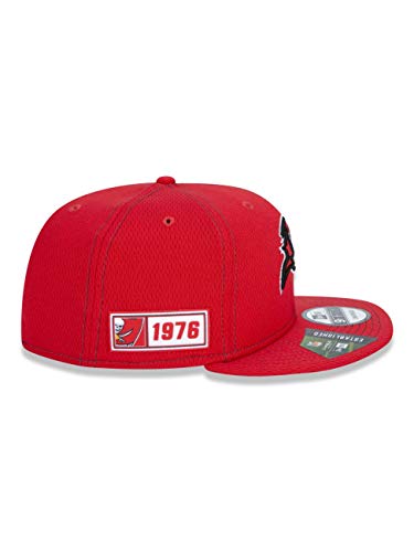 BONE 9FIFTY NFL ON-FIELD COLECAO SIDELINE TAMPA BAY BUCCANEERS ABA RETA SNAPBACK VERMELHO New Era