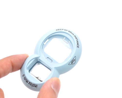 Darkhorse Close-Up Lens For Fujifilm Instax Mini 7S Mini 8 Cameras (Self-Portrait Mirror) - Blue #TOP4