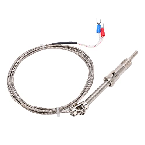 K Type Thermocouple Probe with Thread Compression Spring Design for 0-400℃ Industrial Temperature Measurement Sensor