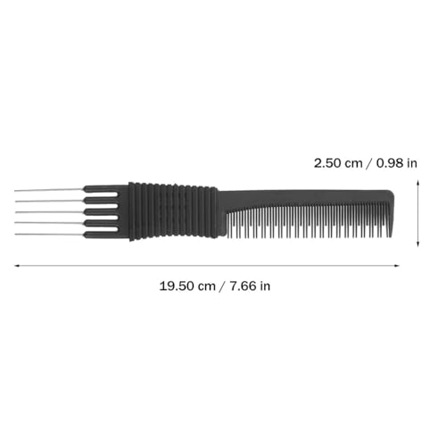 GALPADA Set 3 Peines Negros de Fibra de Carbono Profesionales miniatura 5