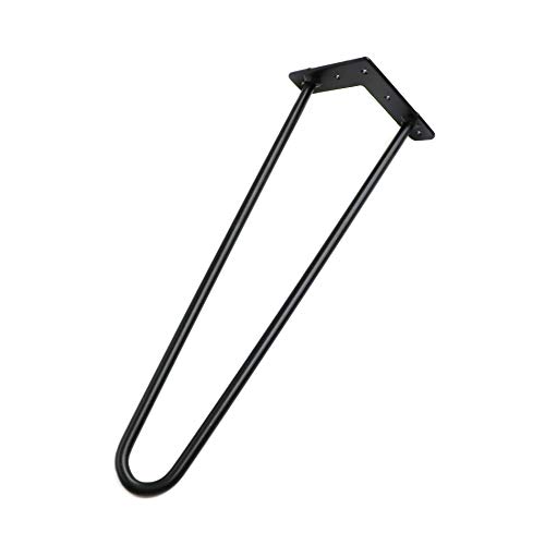 Hairpin Tischbeine Schwarz Haarnadel Tischgestell Industriedesign, Hairpin:350mm