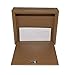 Adir Metal Suggestion Box with Lock and Slot, Wall Mount Deposit Box for Payments and Checks, Office Mail Box for Employees, Mailbox for House, Safe Drop Box with Keys - 3x10x12 Inch Blue