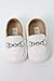 Baby Boys' Loafer White Shoes with Metal Charm - Soft Footwear for All Occasions Size US Infant 1