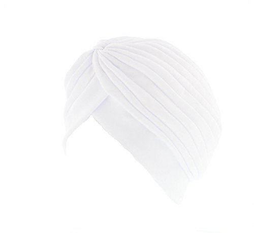 Zac's Alter Ego Pleated Vintage Style Turban - Ideal For Hair Loss or Fashion