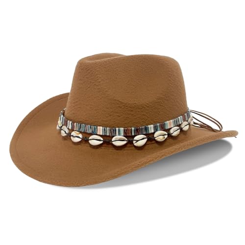 Image of Cowboy Hat Bands for Men Women, Leather Hatbands Belt for Cowboy /Western /Fedora /Cowgirl Hats