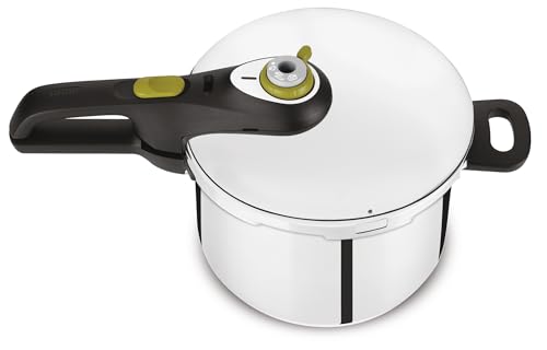 TEFAL Cocotte-minute inox 8 L, Induction, Cuisson...