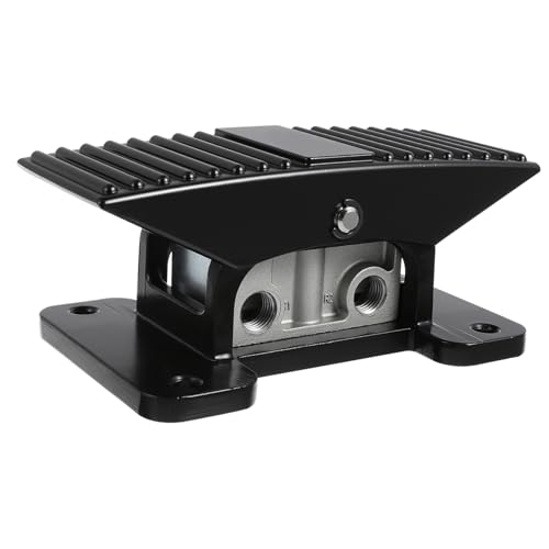 AUTSUPPL Pneumatic Foot Pedal Valve Momentary Way Position Nonslip Pressure Control Foot Switch for Pneumatic Systems Foot Air Pedal Switch