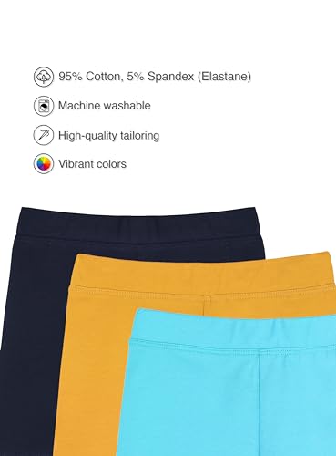 Image of Lilax Girls' Basic Solid Soft Dance Short for Gymnastics or Under Skirts