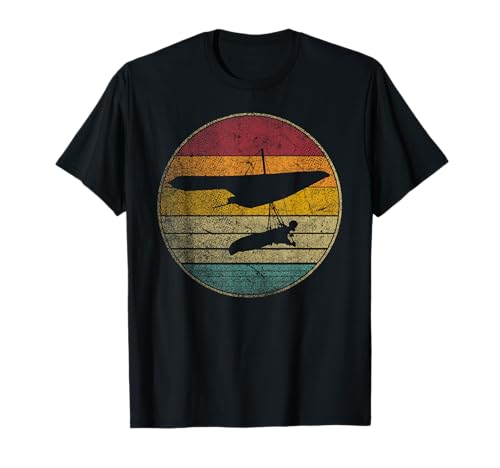Hang Gliding Glider Gift Shirt Retro Style Vintage 70s 80s