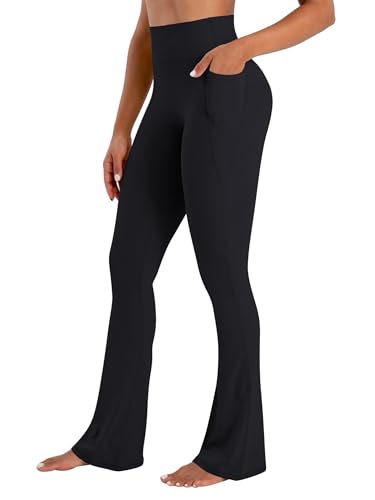 Sunzel No Front Seam Flare Leggings