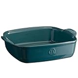 Emile Henry EH962050 Plat à Four Carré Céramique Marron Chêne 28 x 23 x 7,5 cm Emile Henry EH962050 Plat à Four Carré Céramique Marron Chêne 28 x 23 x 7,5 cm