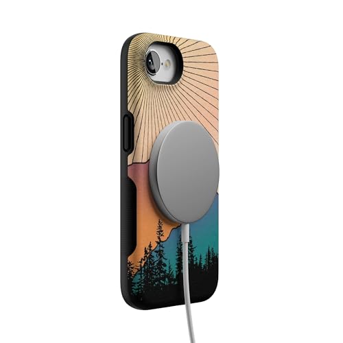Casely iPhone 16e Case | Golden Hour | Mountain Sunset | Compatible with MagSafe | Bold Protective Design