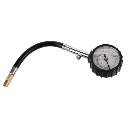 PRETYZOOM Tire Pressure Gauge Professional Pressure Monitor Portable Gauges Interior Tire Monitoring Car Testing Device Rubber Tube