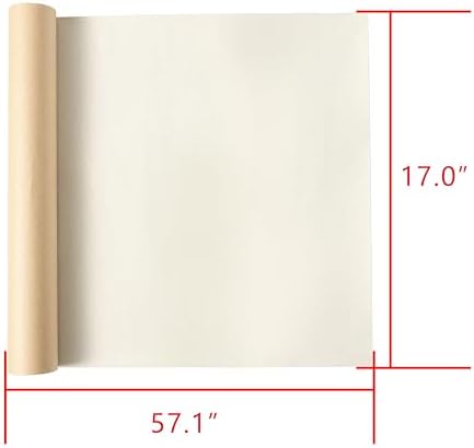 SANSAM 자체 접착 플란넬 원단 - 43.1 x 140.9cm(17.0 x 57.1인치) 롤 소프트 블랙 접착 벨벳 플로킹 라이너, 서랍, 캐비닛, 선반, 주얼리 박스, 의류, 가구용 펠트 수리 패치 — 사진 5