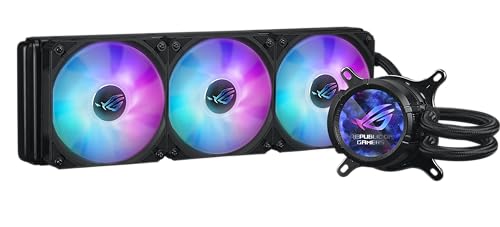 ASUS ROG Strix LC III 360 ARGB LCD All-in-one CPU Liquid Cooler - Intel LGA 1700, 1200, 115X - AMD Socket AM4, AM5 – with 2.1" IPS LCD, Asetek Gen7 v2 Pump, and Premium ROG ARGB Fans, 6 Year Warranty - image 7