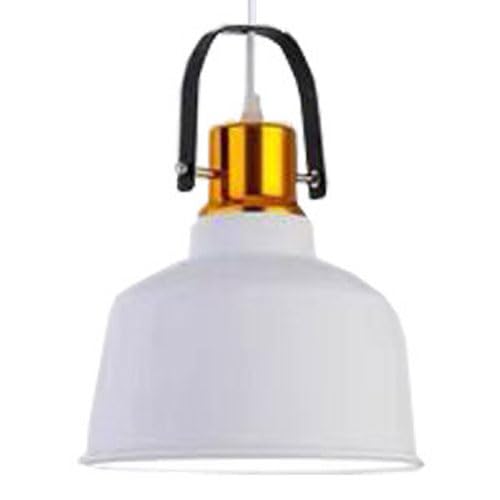 Lámpara de techo industrial blanca E27 para decoración moderna