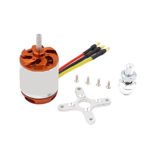 D3548 790KV 900KV 1100KV �u���V���X���[�^�[ 3~5S Lipo 5mm �V���t�g���a�S�[���h�ƃV���o�[�ARC �Œ藃�h���[���ɑΉ�(1PC D3548 900KV)