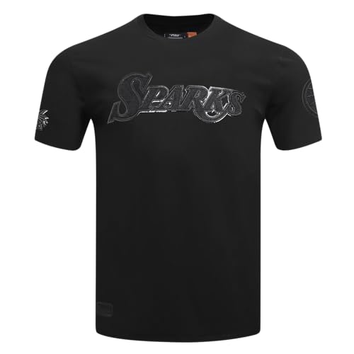 Camiseta WNBA Pro Standard confeccionada en algodón premium negro para hombre