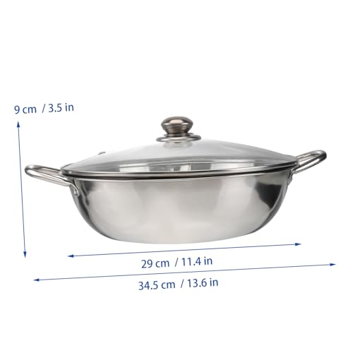 Pot à hot pot induction avec diviseur pour éviter le mélange des bouillons