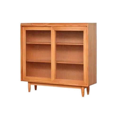 Nordic Massivholz Sideboard Getränkeschrank für Wohnzimmer und Küche...